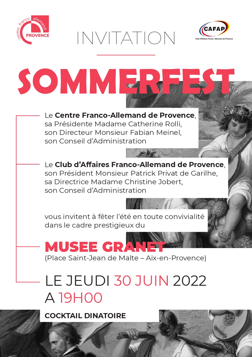 Fête de l’Eté /   Sommerfest – COMPLET